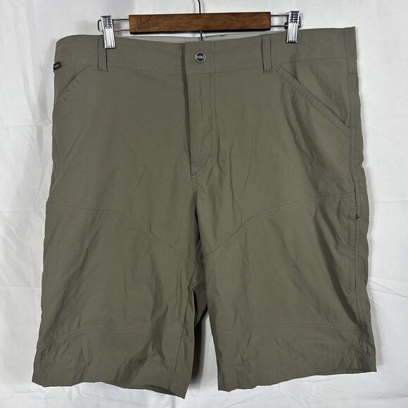 KUHL Born In The Mountains Shorts Men's SIZE 40 Brown 12" Inseam Zipper Pocket - Picture 1 of 7